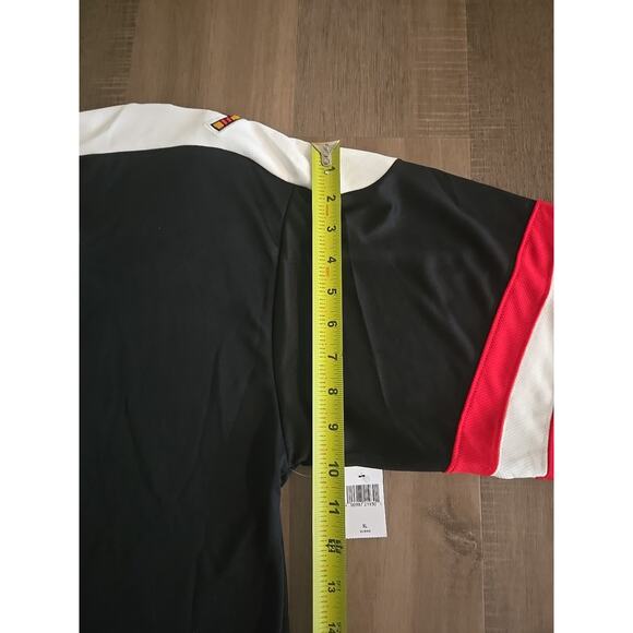 Disney Parks Mickey Red Black Hockey Jersey Adult XL NWT 2025 Disneyland - Picture 14 of 15